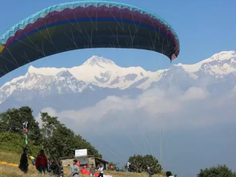 Paragliding in Pokhara